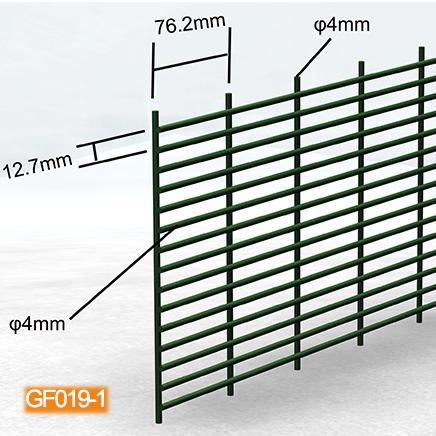60*60mm 358 Mesh Fencing Powder Coating Middle Type With Buckle Plate 1