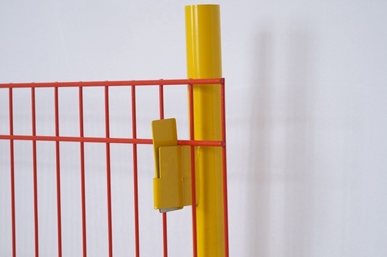 Iron Pvc Coated Edge Protection Barriers Temporary Mesh Walls / Shafts