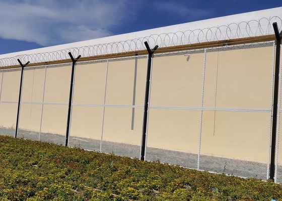 4mm Y Post Airport Security Fencing Iso 9001 2015 Support