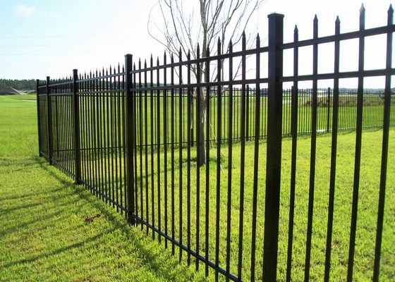 ISO9001 2008 horizontal rails Aluminum Panel Fence